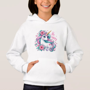 Niedliches Kinderspiel mit Blume für Frauen und Mä Hoodie