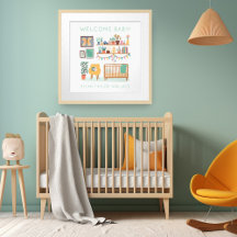 Niedliches Kinderzimmer Illustration CUSTOM BABY N