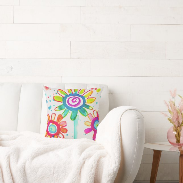 Niedliches Kinderzimmer Kunstfarbenprägung Kissen (Liege)