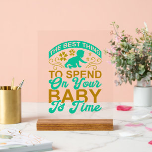 Niedliches Kinderzimmer zur Inspiration von Babywo Acrylschild