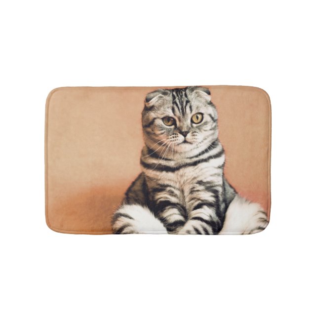 Niedliches Kitten ausgespült Badematte (Vorderseite)