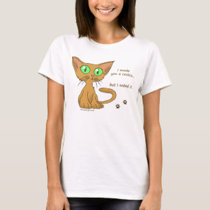 Niedliches Kitty Ate Dein Cookie T-Shirt