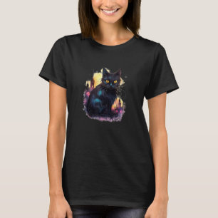 Niedliches Kitty Design für Katzen- und Besitzerfr T-Shirt