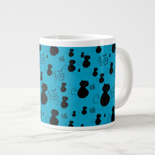 Niedliches Kittymuster Jumbo-Tasse