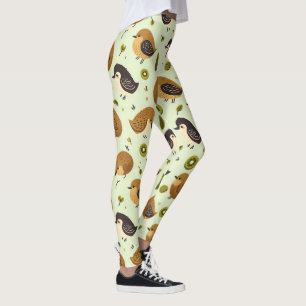 Niedliches Kiwi-Vogelmuster Leggings