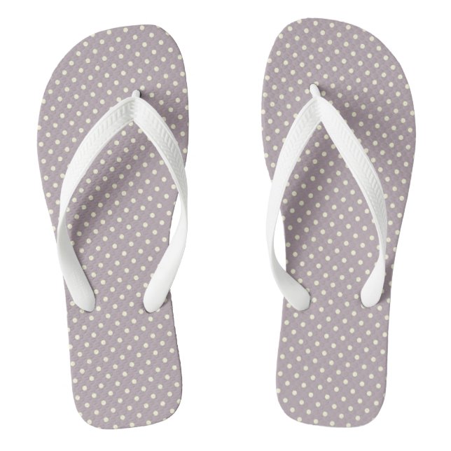 Niedliches klassisches Polka-Design Flip Flops (Fußbett)