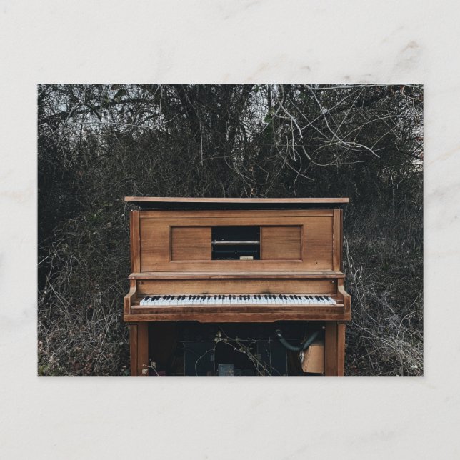 Niedliches Klavier Postkarte (Vorderseite)