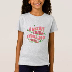 Niedliches Kleeblatt Irish Trouble St Patrick's Da T-Shirt