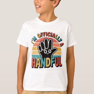 Niedliches Kleidungsstück für Boy Girl 5. Geburtst T-Shirt