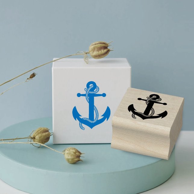 Niedliches kleines Anchor-Heiratsgeschirr Gummistempel (Von Creator hochgeladen)