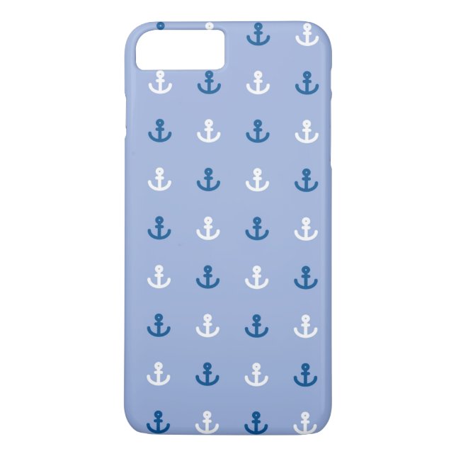 Niedliches kleines Ankermuster Case-Mate iPhone Hülle (Rückseite)