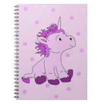 Niedliches Kleines Einhorn auf rosa Untergrund