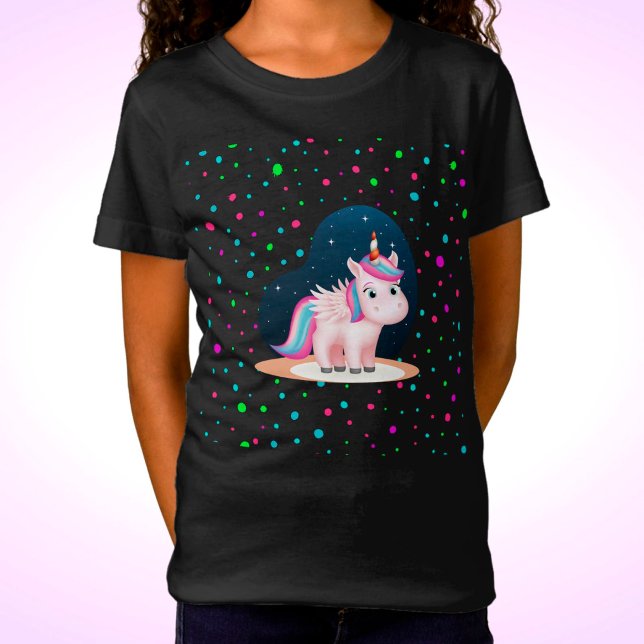 Niedliches Kleines Einhorn T-Shirt (Von Creator hochgeladen)