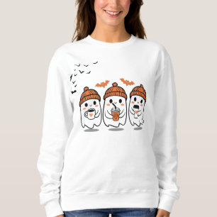 niedliches kleines Geistershirt für Halloween Sweatshirt