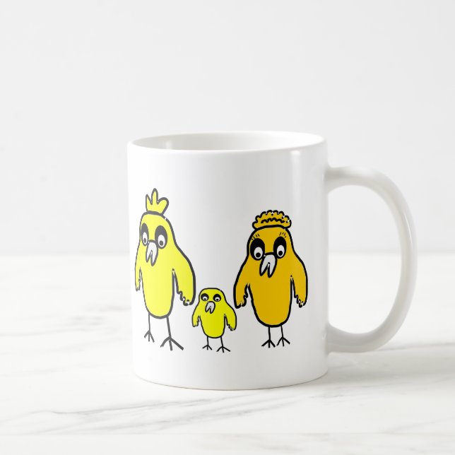 Niedliches kleines Huhn Tasse (Rechts)