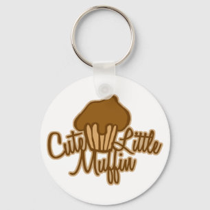 Niedliches kleines Muffin Schlüsselanhänger