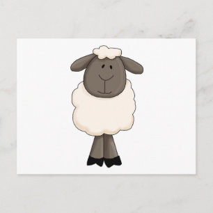 Niedliches kleines Schaf-Muttertier Postkarte