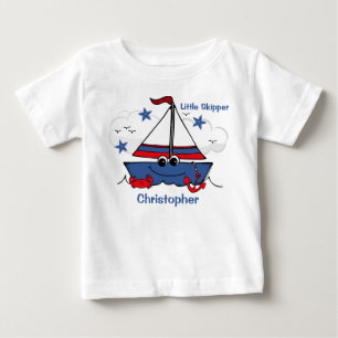Niedliches kleines Segelboot Baby T-shirt