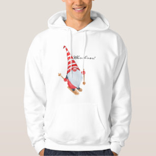 Niedliches kleines Wasserfarbengenom im Roten Skif Hoodie