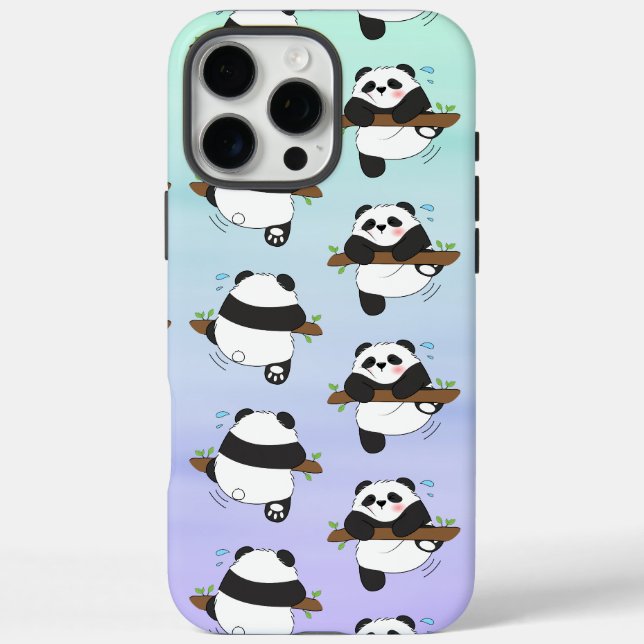 Niedliches Kletterpanda - Doppelseitige Vorderseit Case-Mate iPhone Hülle (Rückseite)