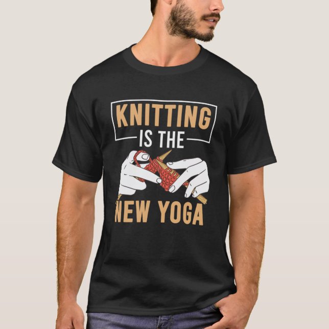 Niedliches Knittern ist das neue Yoga 7 T-Shirt (Vorderseite)