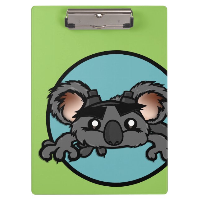 NIEDLICHES KOALA-BÄRN-KLEMMBRETT KLEMMBRETT (Vorderseite)