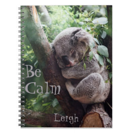 Niedliches Koala Bear Animal Lovers Journal Notizblock