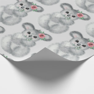 Niedliches Koala Bear Watercolor Modernes Wrapping Geschenkpapier