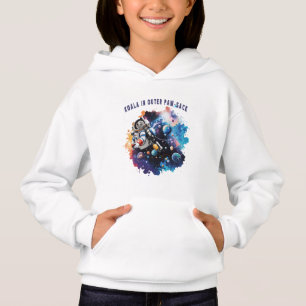 Niedliches Koala im äußeren Pfotenraum, Koala-Astr Hoodie