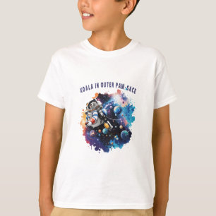 Niedliches Koala im Outer Paw-Sace, Koala Astronau T-Shirt