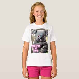 Niedliches Koala Sitting Koalafied to Liebe Sie T-Shirt