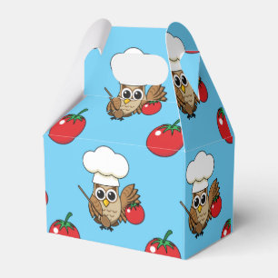 Niedliches Kochen Owl Cartoon Geschenkschachtel