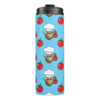 Niedliches Kochen Owl Cartoon