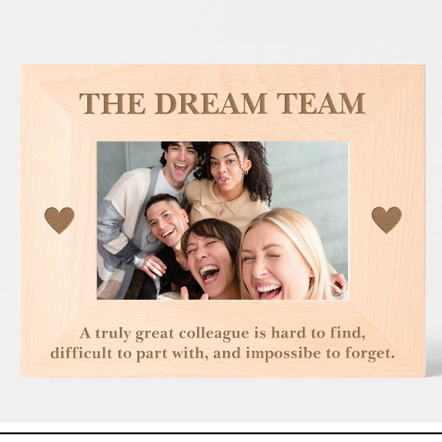 Niedliches Kolleague Zitat kundenspezifische Holzr Geätzte Rahmen (Von Creator hochgeladen)