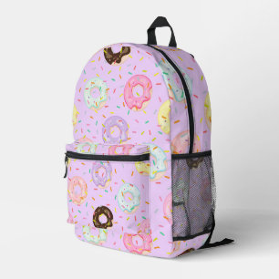 Niedliches Konditorgeschäft Sprinkles Donuts Muste Bedruckter Rucksack