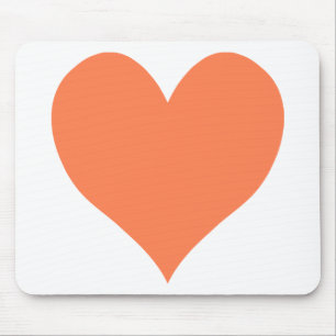 Niedliches Korallenherz Mousepad