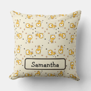 Niedliches Korgusmuster Kissen