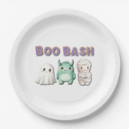 Niedliches KostümHalloween-Party Pappteller