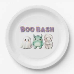 Niedliches KostümHalloween-Party Pappteller