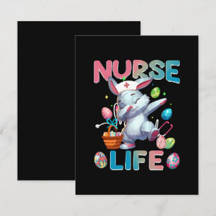 Niedliches Krankenleben Abenteuer Ostern RSVP Karte
