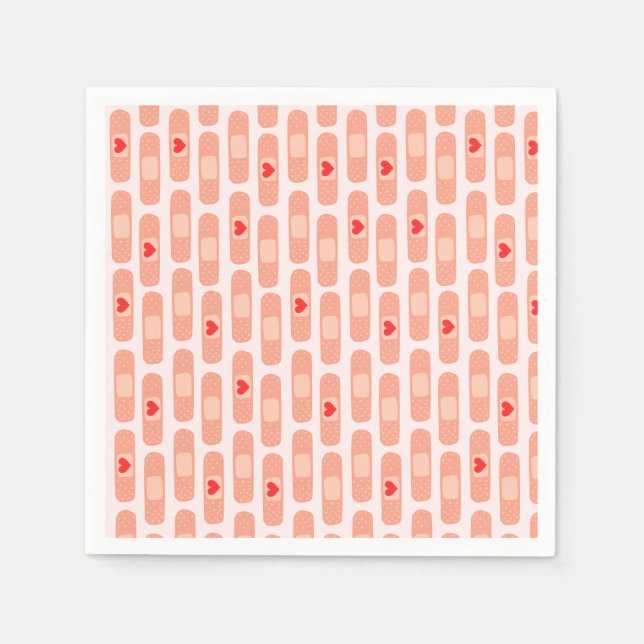 Niedliches Krankenpflegepapier Napkins Serviette (Vorderseite)