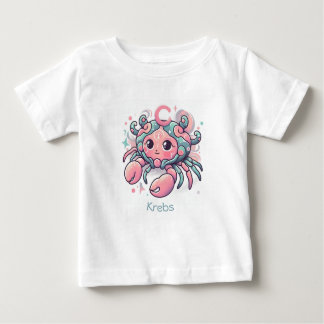 Niedliches Krebs Meeresleben Design Baby T-shirt