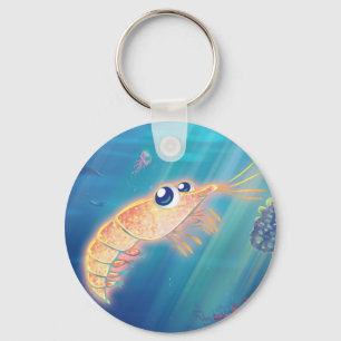 Niedliches Krill Schlüsselanhänger