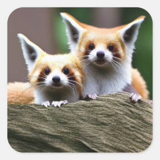 Niedliches Kriterium 2 Quadratischer Aufkleber