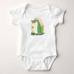 Niedliches Krokodil Baby Strampler
