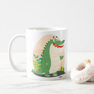 Niedliches Krokodil Kaffeetasse
