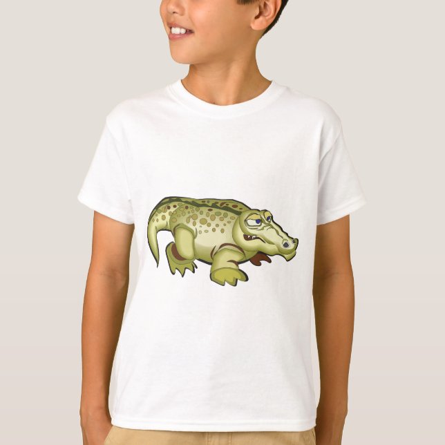 Niedliches Krokodil T-Shirt (Vorderseite)