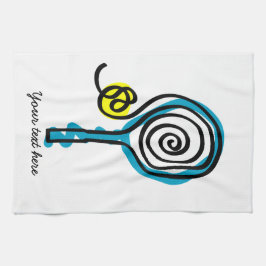 Niedliches Küchentuch für Tennisspieler und Traine