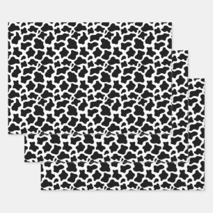 Niedliches Kuhprägemuster Bauer Geschenke Bauernti Geschenkpapier Set