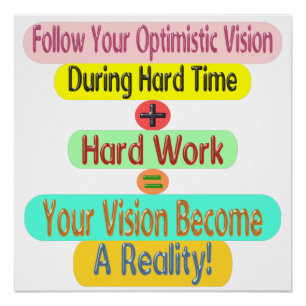 Niedliches Kunstwerk Design über "Erfolgsformel" k Poster